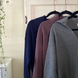 Bundle of 3 A New Day collared sweaters